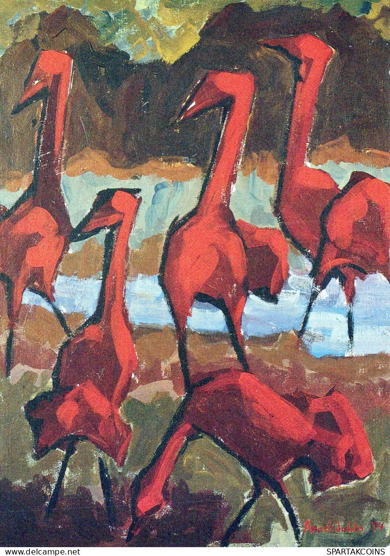 UCCELLO Animale Vintage Cartolina CPSM #PAN244.A - Vögel
