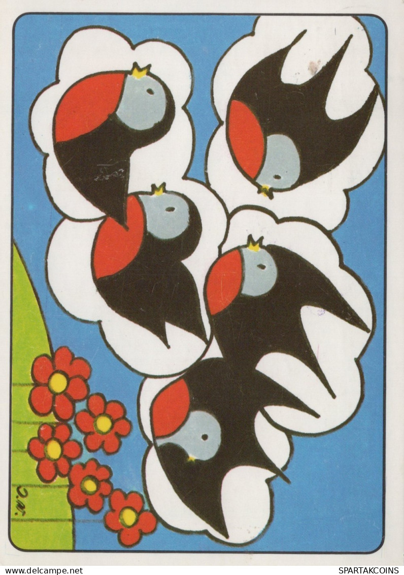 VOGEL Tier Vintage Ansichtskarte Postkarte CPSM #PAN136.A - Birds