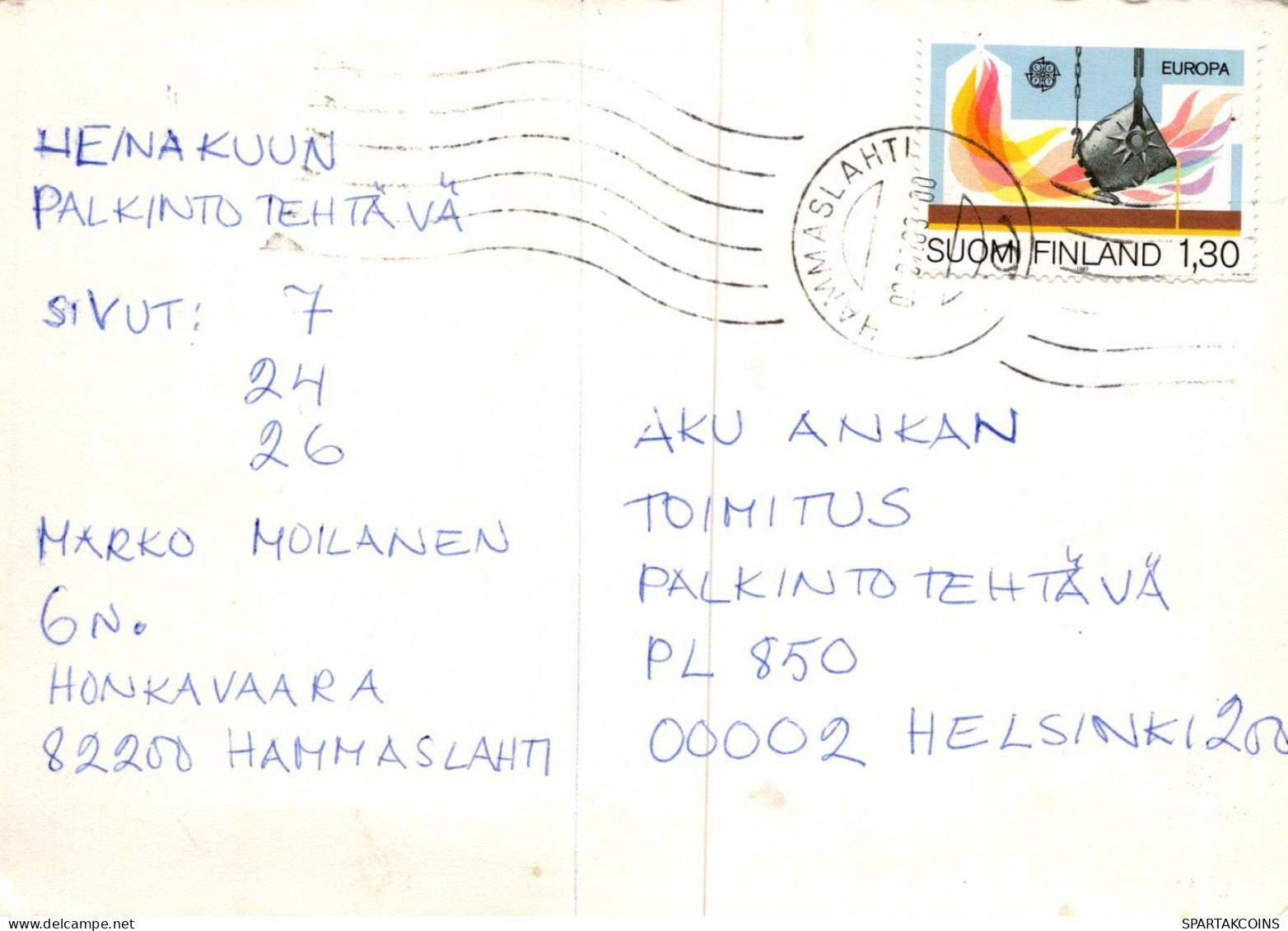 CHAT CHAT Animaux Vintage Carte Postale CPSM #PAM419.A - Katzen