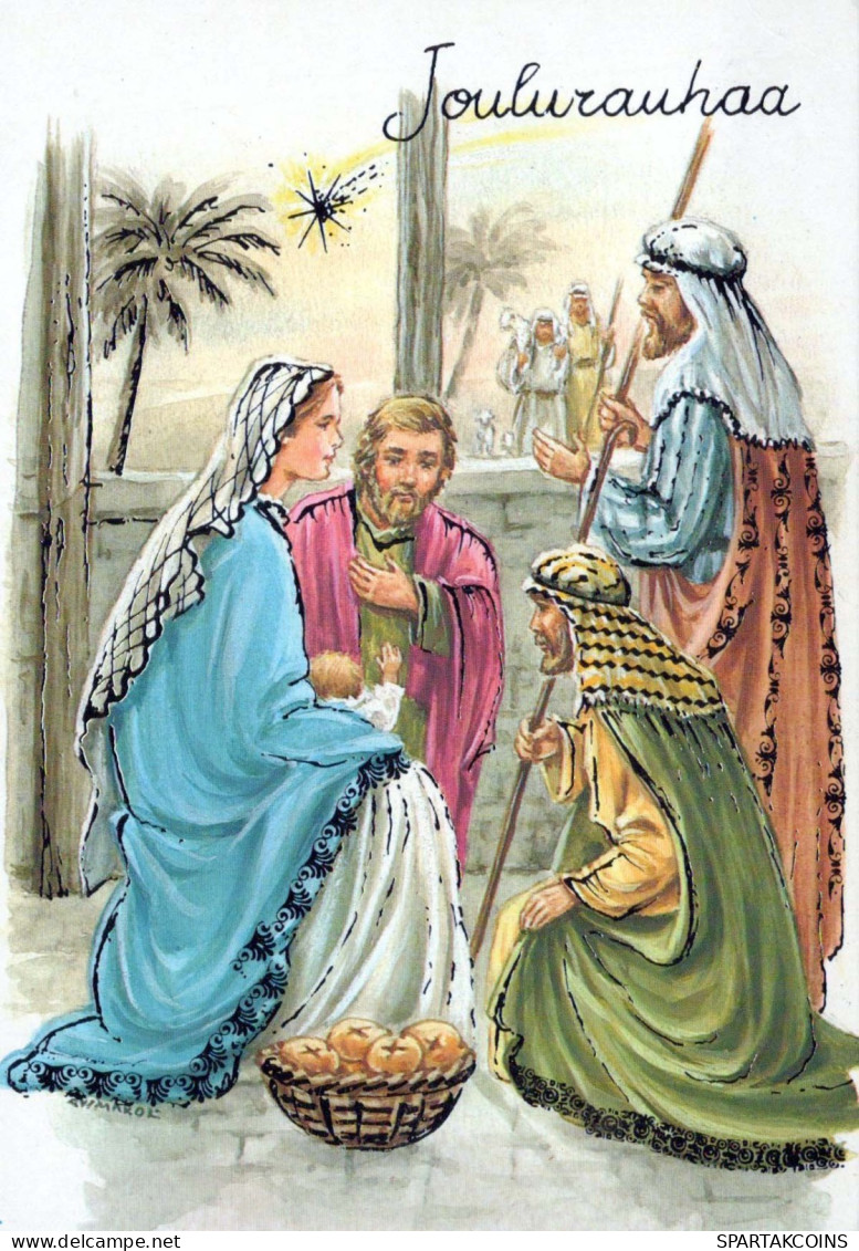 Vergine Maria Madonna Gesù Bambino Natale Religione #PBB704.A - Maagd Maria En Madonnas