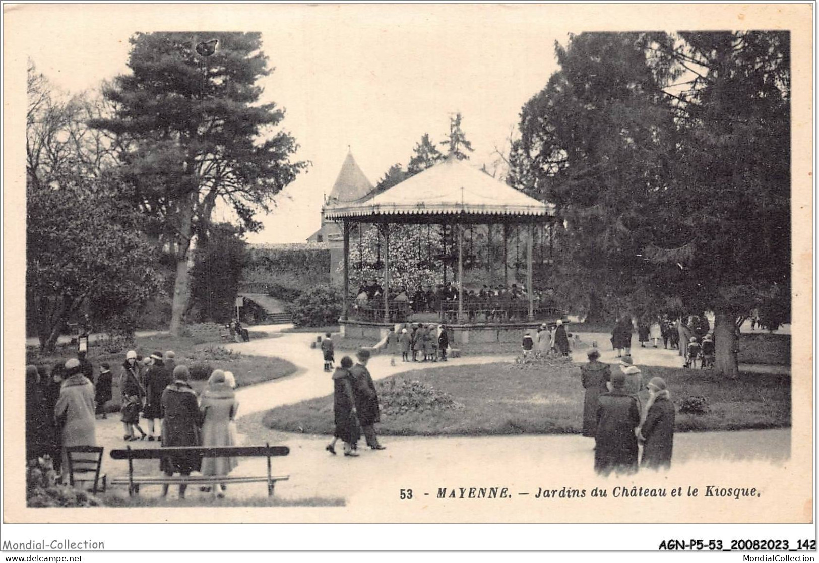 AGNP5-0430-53 - MAYENNE - Jardins Du Chateau Et Le Kiosque - Mayenne