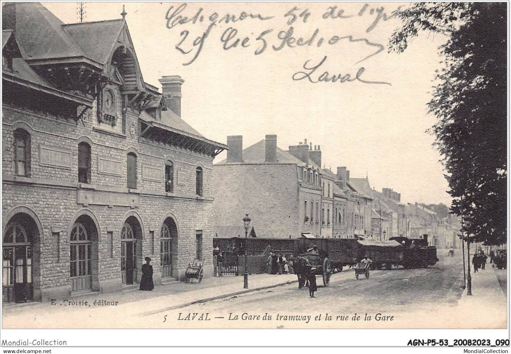 AGNP5-0404-53 - LAVAL - La Gare Du Tramway Et La Rue De La Gare - Laval
