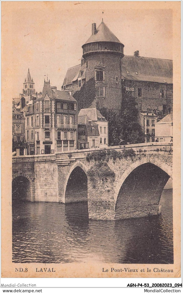 AGNP4-0306-53 - LAVAL - Le Pont-vieux Et Le Chateau - Laval