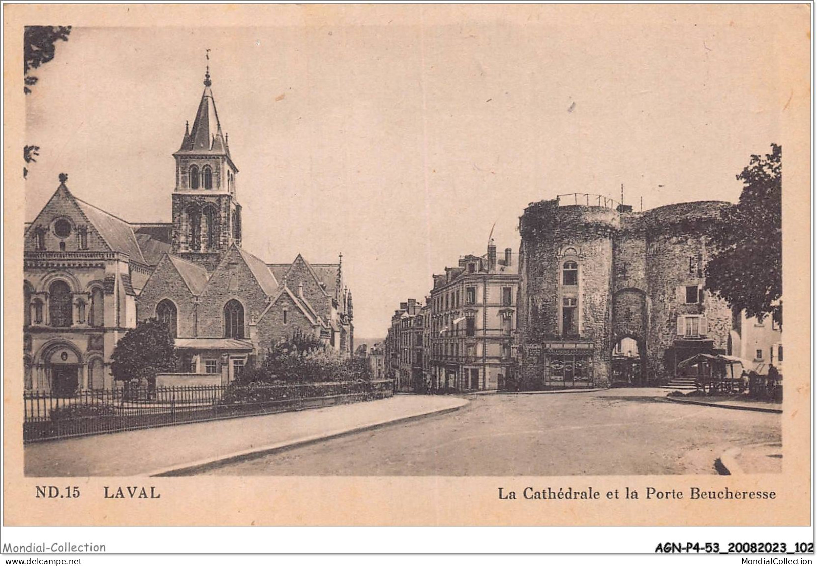 AGNP4-0310-53 - LAVAL - La Cathédrale Et La Porte Beucheresse - Laval