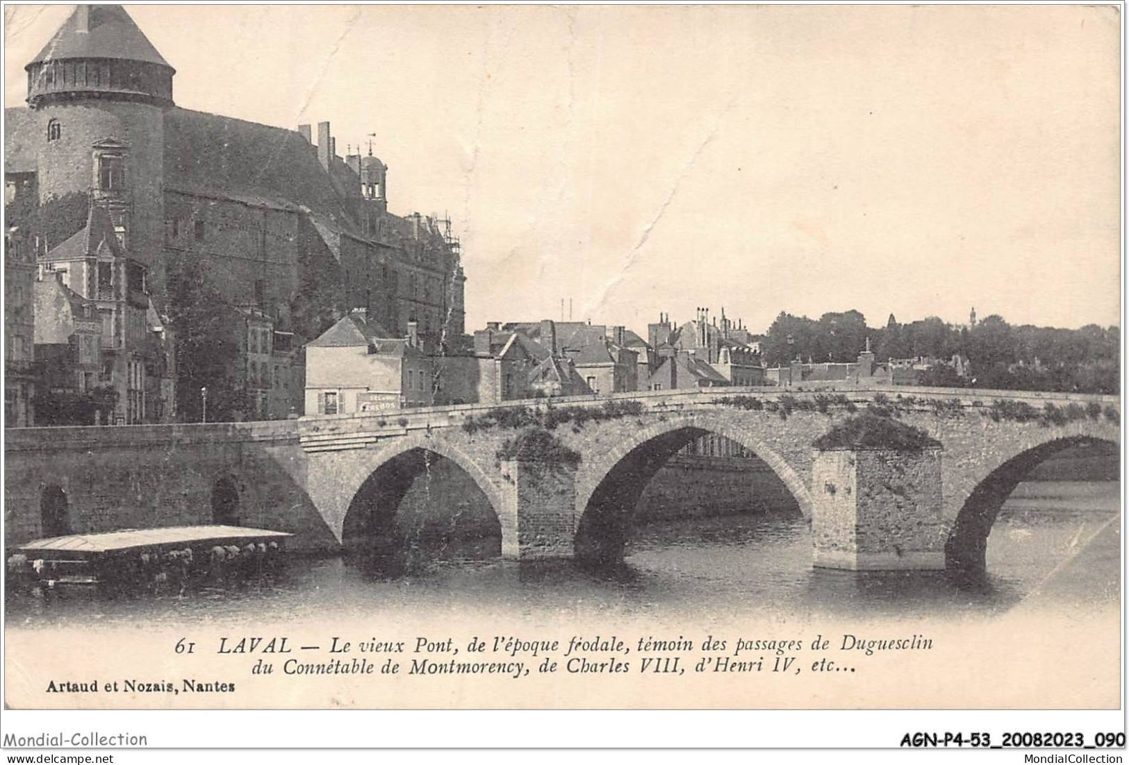 AGNP4-0304-53 - LAVAL - Le Vieux Pont - De L'époque Féodale - Témoin Des Passages De Duguesclin - Laval