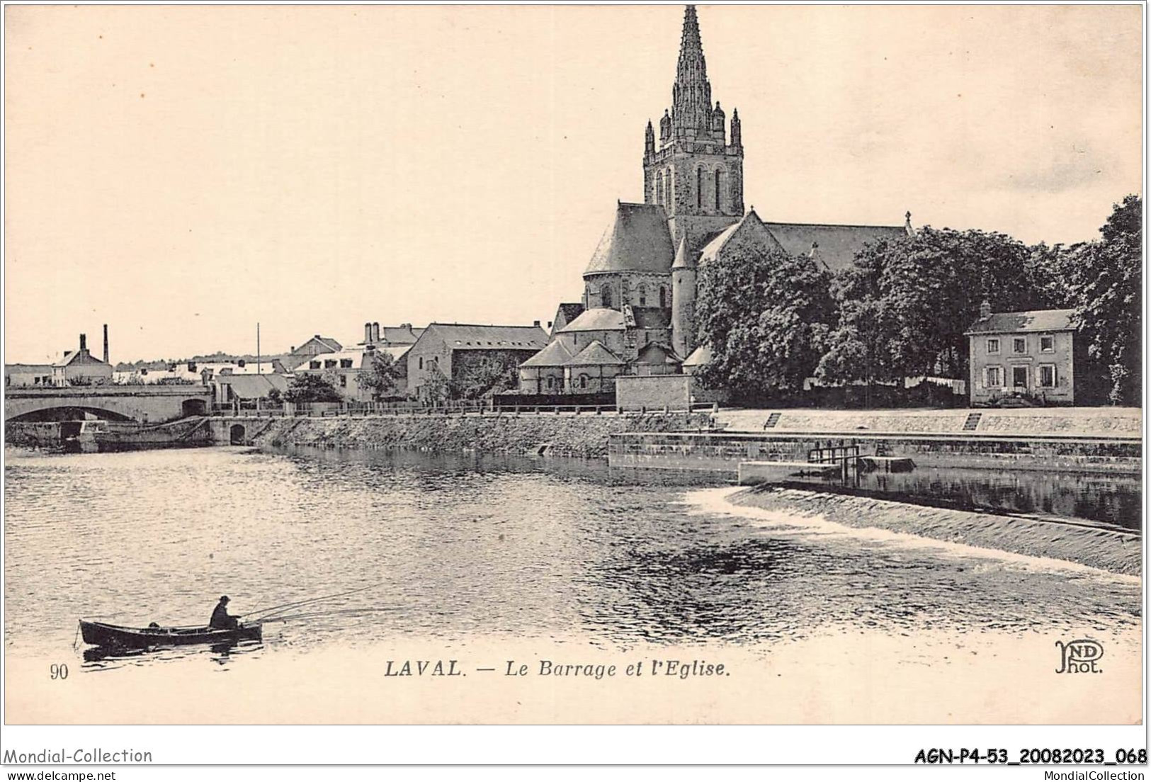 AGNP4-0293-53 - LAVAL - Le Barrage Et L'église - Laval