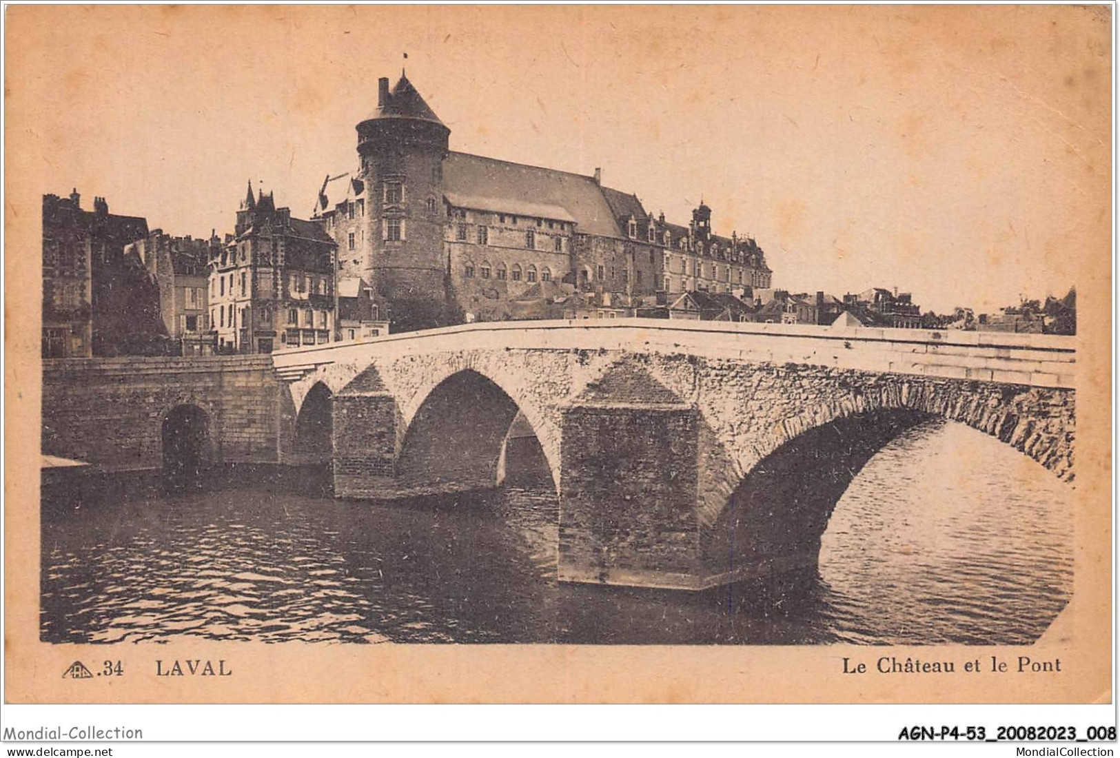 AGNP4-0263-53 - LAVAL - Le Chateau Et Le Pont - Laval