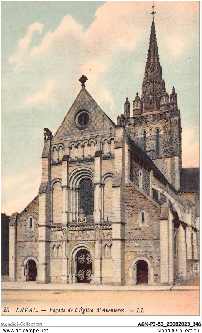 AGNP3-0238-53 - LAVAL - Façade De L'église D'arvenière - Laval