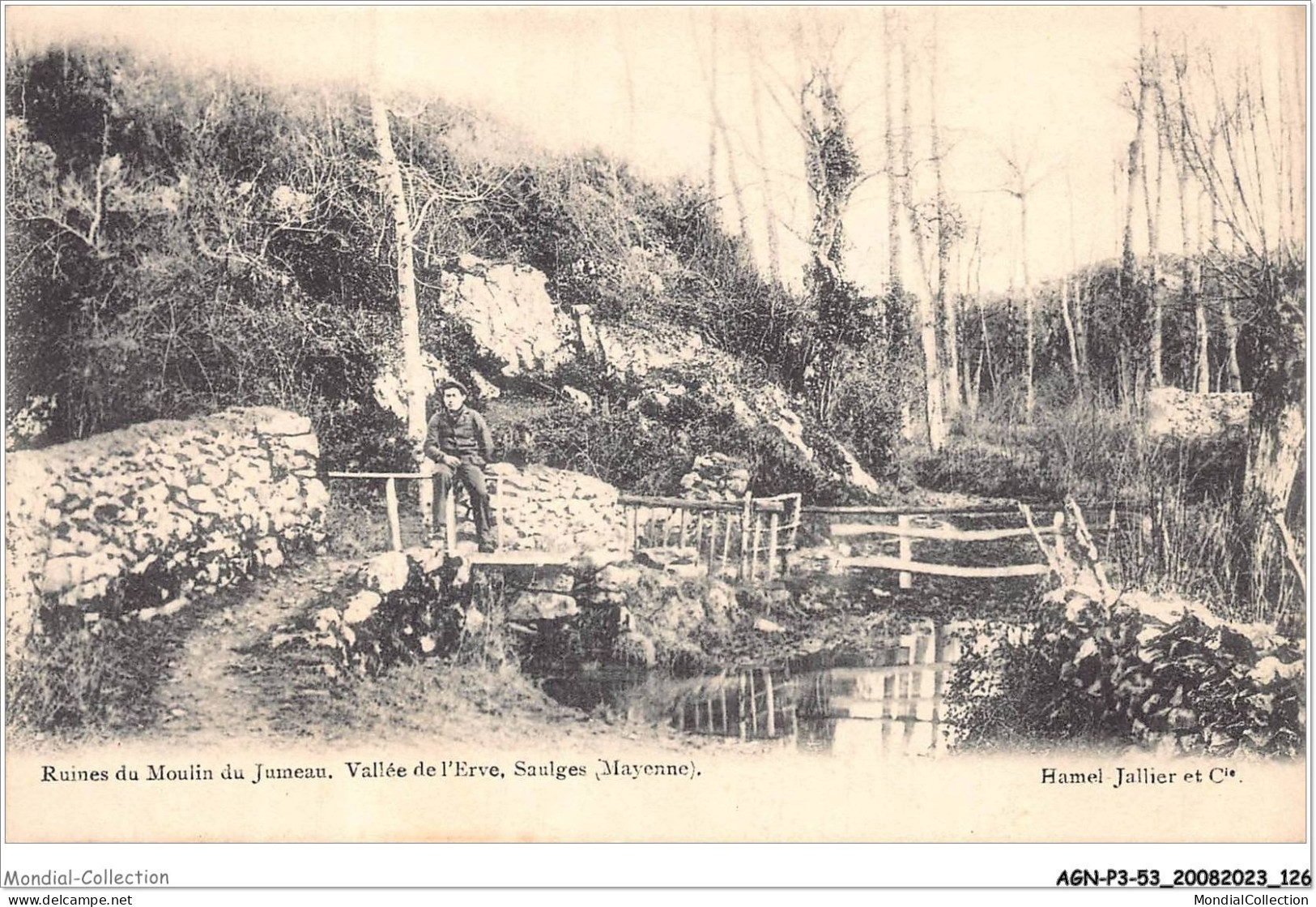 AGNP3-0228-53 - SAULGES - Ruines Du Moulin Du Jumeau - Vallée De L'erve - Autres & Non Classés