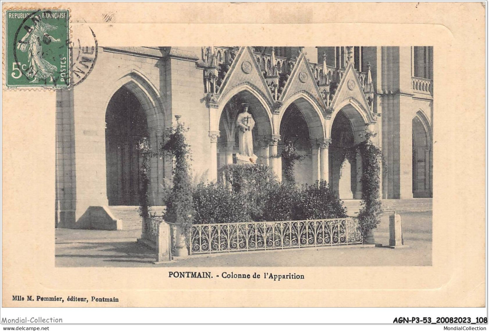 AGNP3-0219-53 - PONTMAIN - Colonne De L'apparition - Pontmain