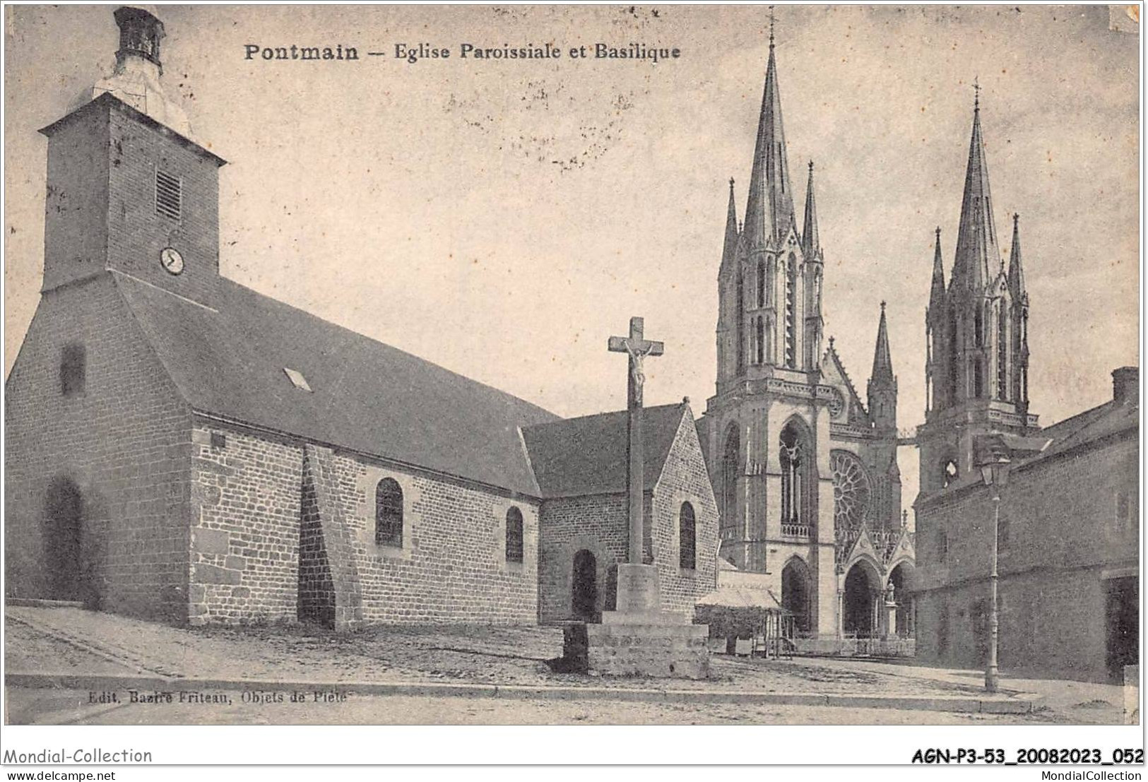 AGNP3-0191-53 - PONTMAIN - église Paroisssiale Et Basilique - Pontmain