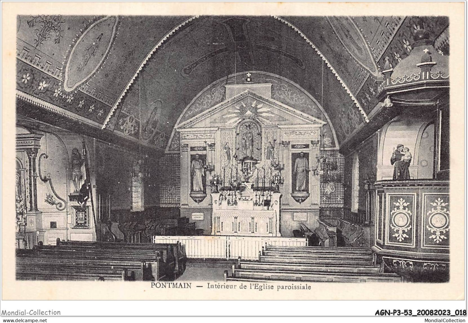 AGNP3-0174-53 - PONTMAIN - Intérieur De L'église Paroissiale - Pontmain