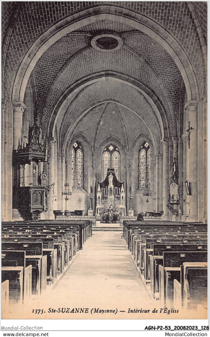 AGNP2-0138-53 - SAINTE-SUZANNE - Intérieur De L'église - Sainte Suzanne