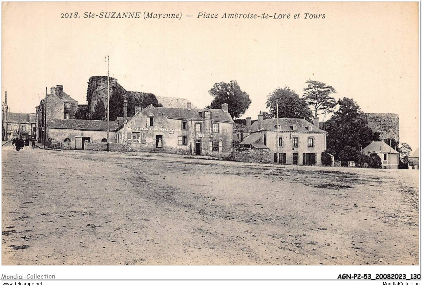 AGNP2-0139-53 - SAINTE-SUZANNE - Place Ambroise-de-loré Et Tours - Sainte Suzanne