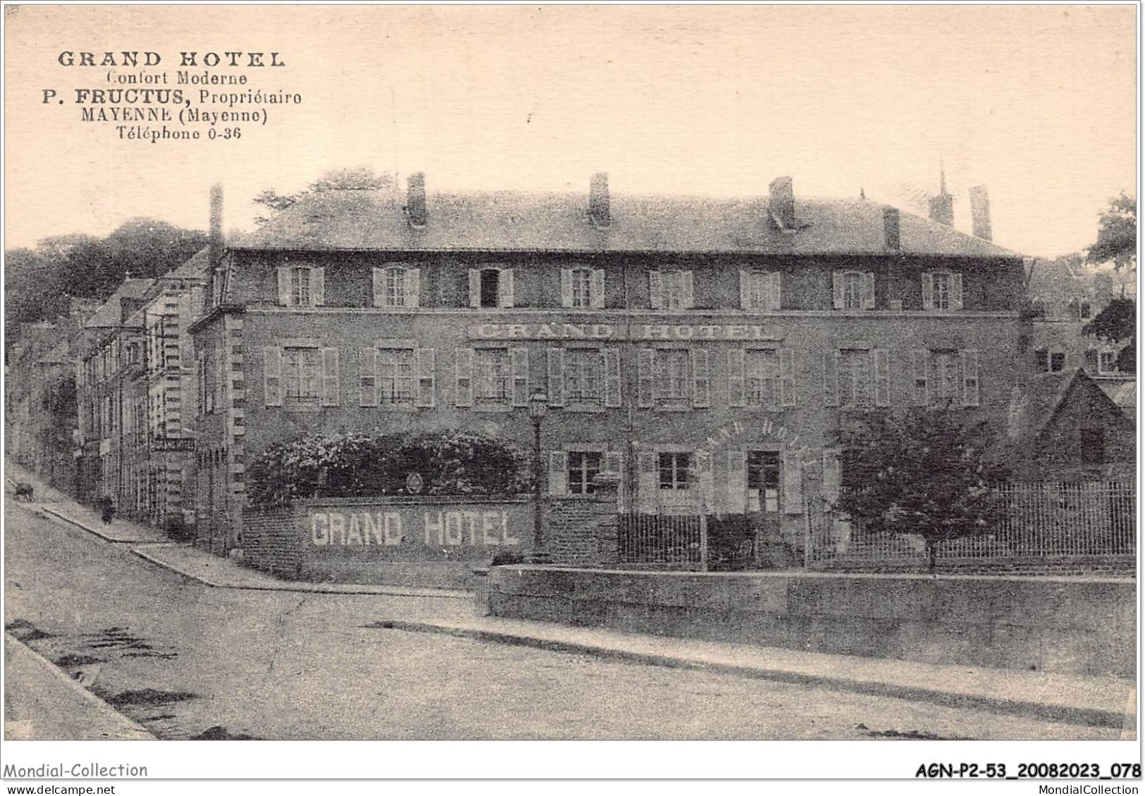 AGNP2-0113-53 - MAYENNE - Grand Hotel - P Fructus - Mayenne