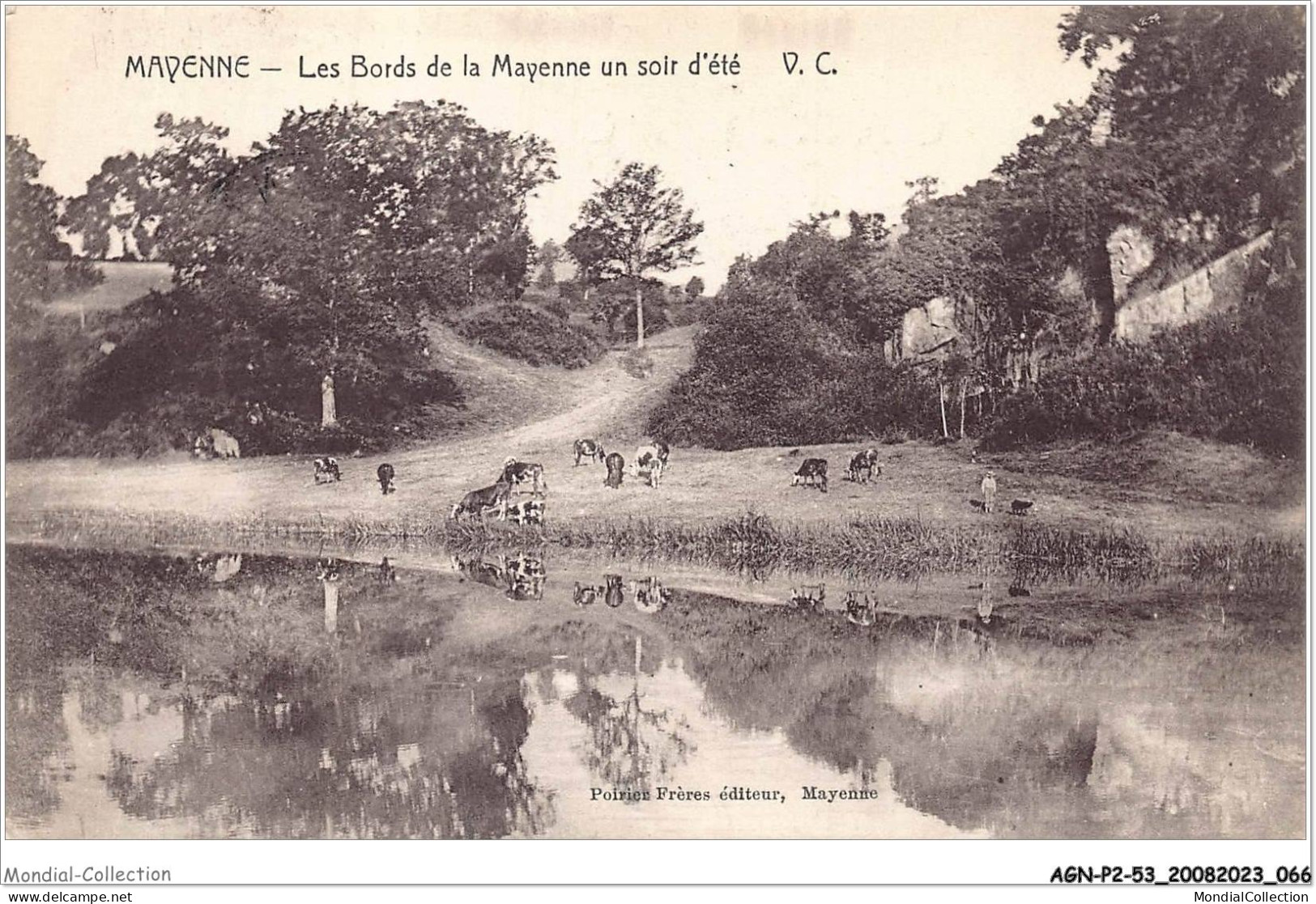 AGNP2-0107-53 - MAYENNE - Les Bords De La Mayenne Un Soir D'été - Mayenne