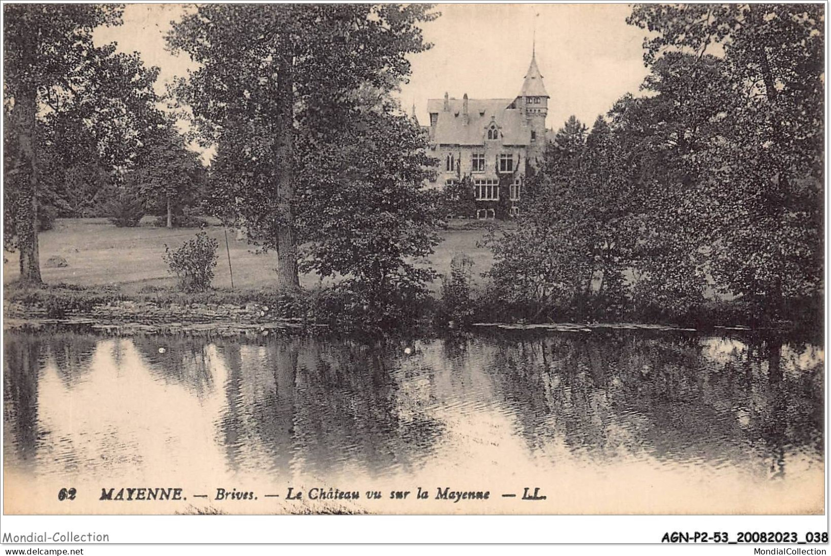 AGNP2-0093-53 - MAYENNE - Brives - Le Chateau Sur Le Mayenne - Mayenne