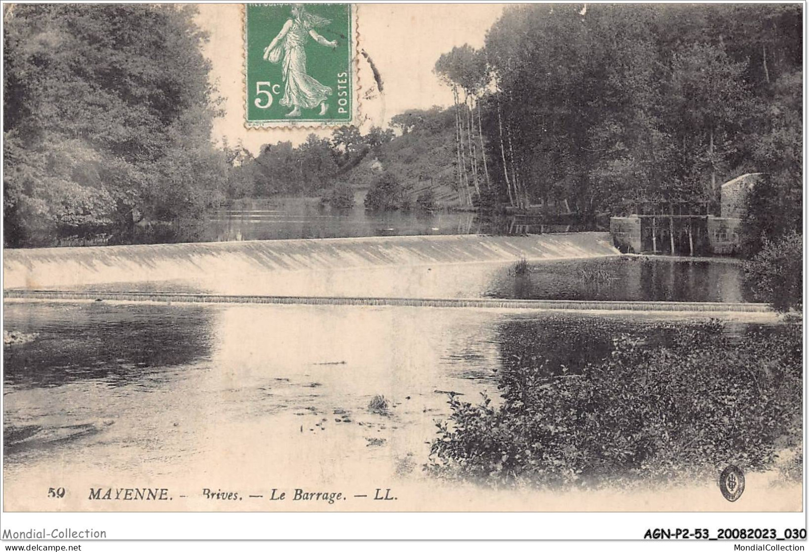 AGNP2-0089-53 - MAYENNE - Brives - Barrage - Mayenne