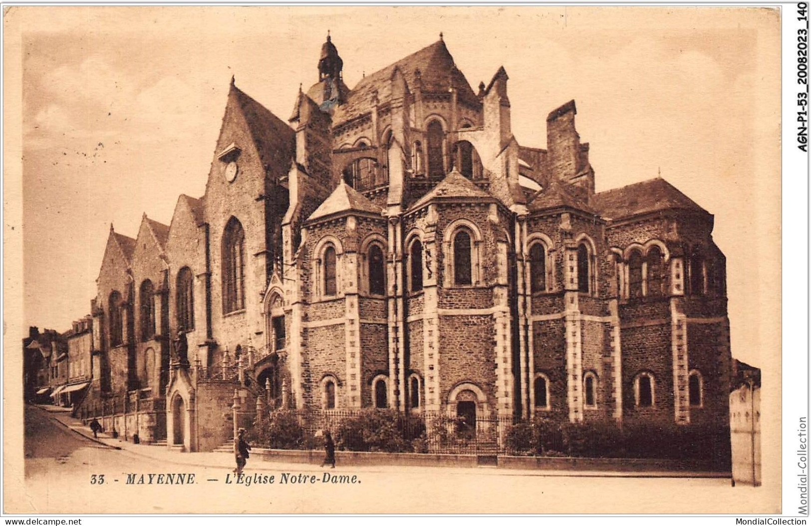 AGNP1-0071-53 - MAYENNE - L'église Notre-dame - Mayenne