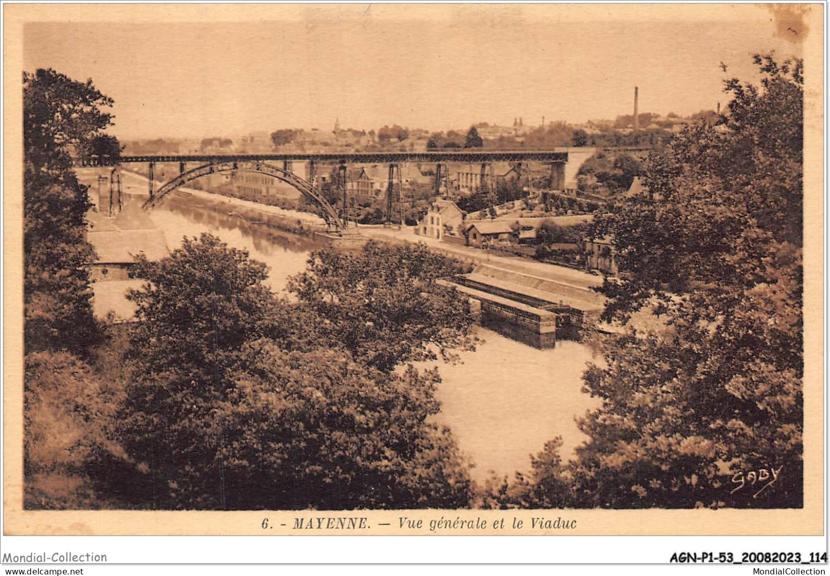 AGNP1-0058-53 - MAYENNE - Vue Générale Et Le Viaduc - Mayenne