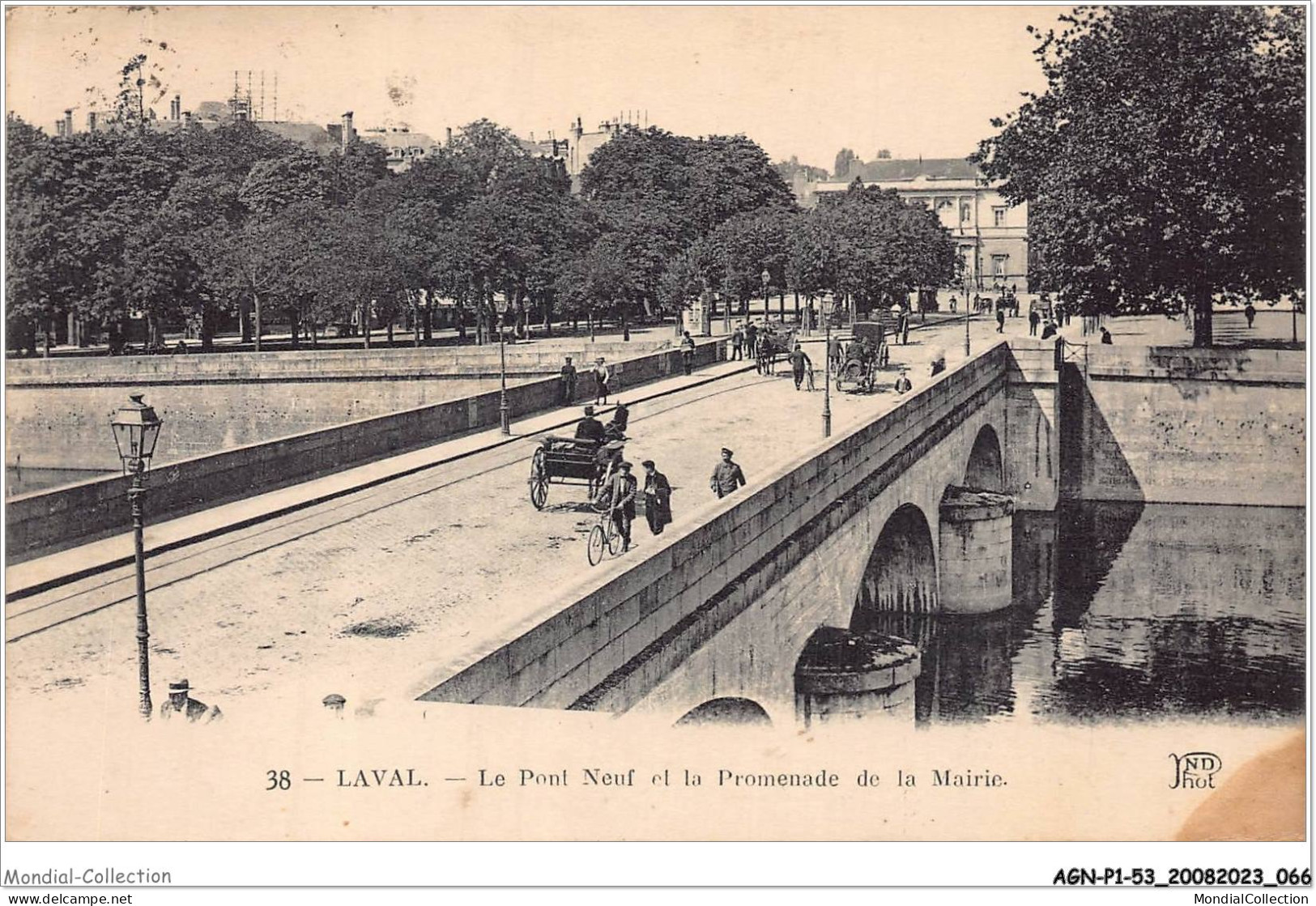 AGNP1-0034-53 - LAVAL - Le Pont Neuf Et La Promenade De La Mairie - Laval