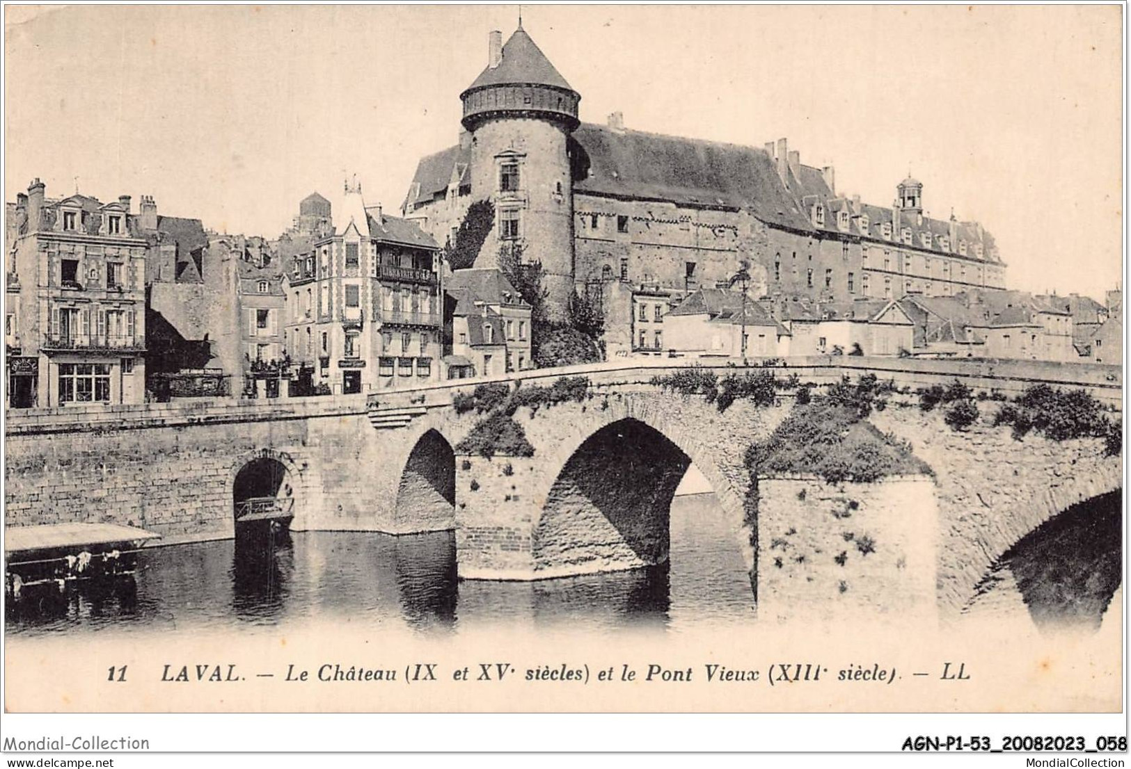 AGNP1-0030-53 - LAVAL - Le Chateau Et Le Pont Vieux - Laval