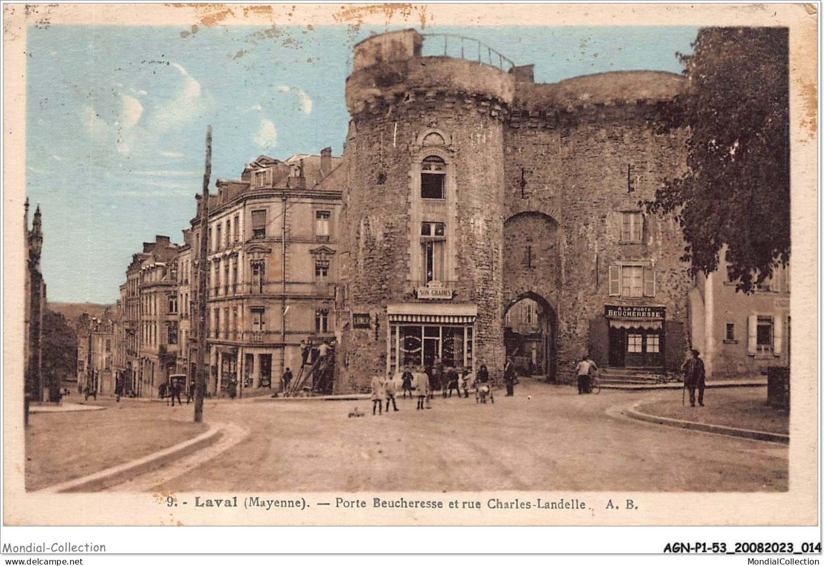 AGNP1-0008-53 - LAVAL - Porte Beucheresse Et Rue Charles-landelle - Laval