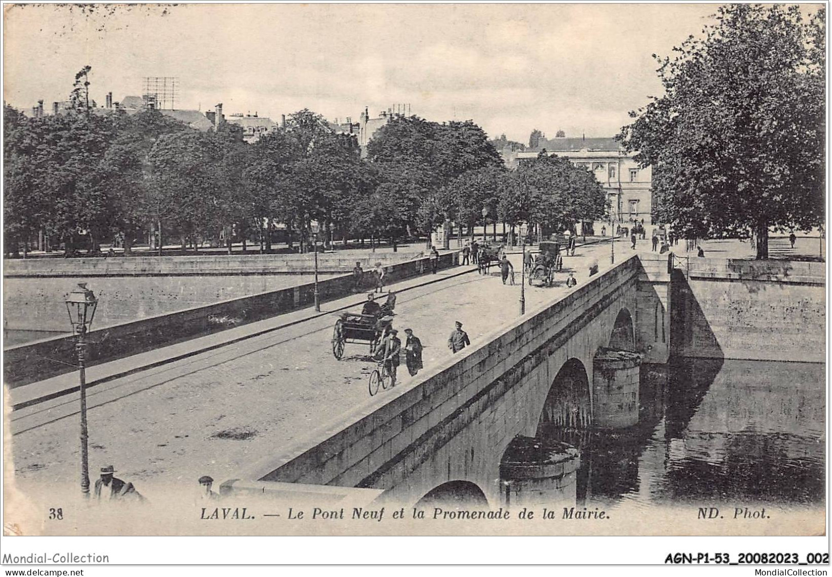 AGNP1-0002-53 - LAVAL - Le Pont Neuf Et La Promenade De La Mairie - Laval