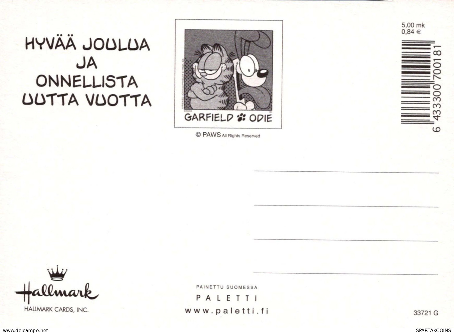 CHAT CHAT Animaux Vintage Carte Postale CPSM #PBQ901.A - Gatti