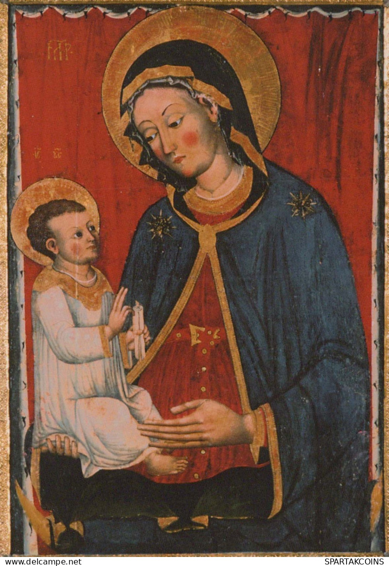 Virgen María Virgen Niño JESÚS Religión Vintage Tarjeta Postal CPSM #PBQ109.A - Virgen Maria Y Las Madonnas