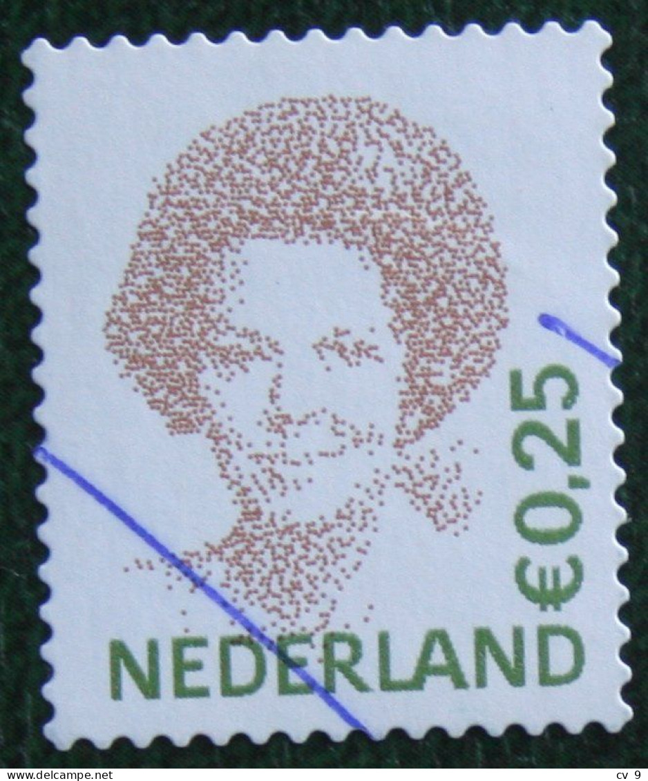 Koningin Beatrix 0.25 Euro  NVPH 2036 (Mi 1960) 2002 Gestempeld / USED NEDERLAND / NIEDERLANDE - Gebraucht