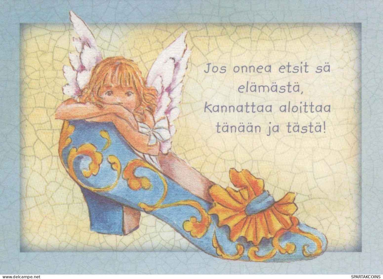 ANGE Noël Vintage Carte Postale CPSM #PBP455.A - Engel
