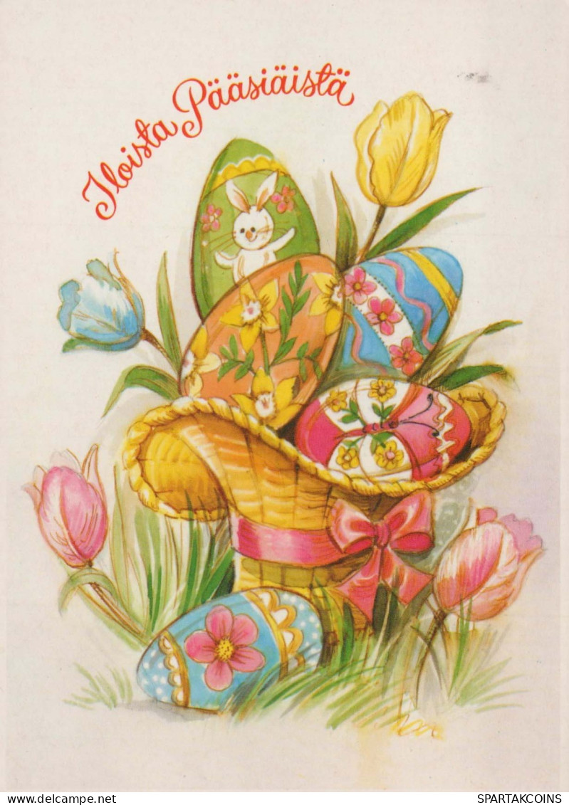 PASCUA HUEVO Vintage Tarjeta Postal CPSM #PBO167.A - Pasen