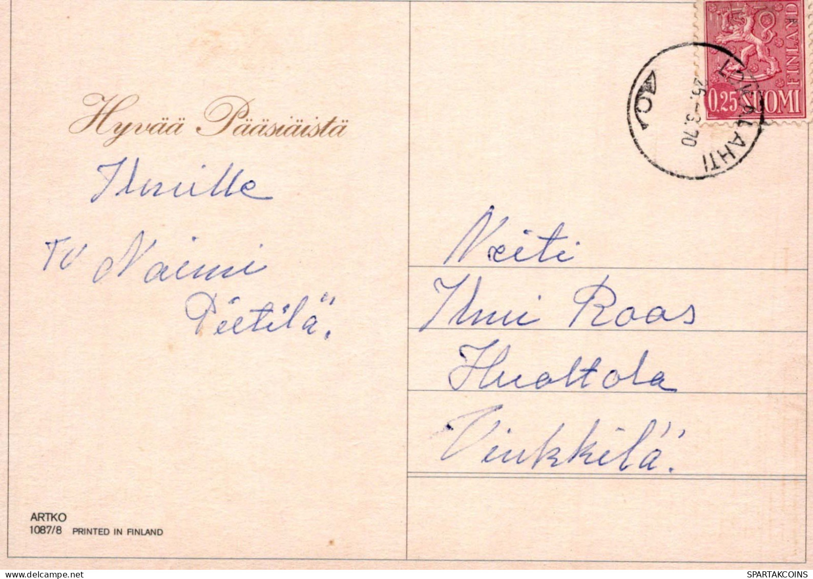 PÂQUES ŒUF Vintage Carte Postale CPSM #PBO144.A - Pasen