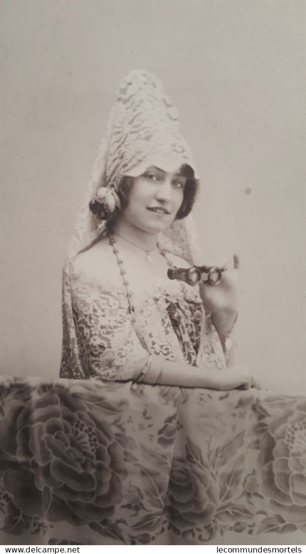 Portrait De Femme, Coiffe, Photo Algérie - Anonyme Personen