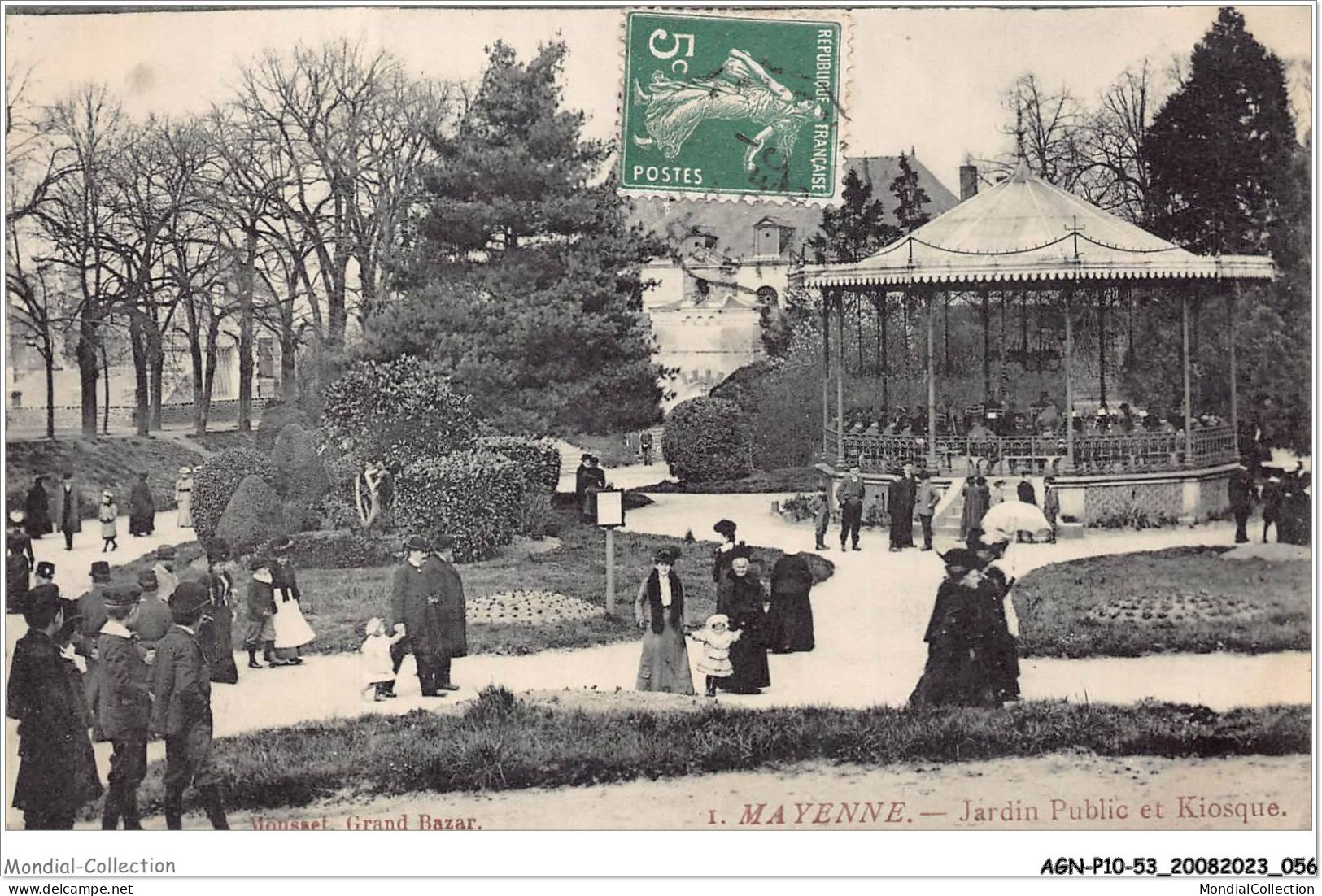 AGNP10-0809-53 - MAYENNE - Jardin Public Et Kiosque - Mayenne