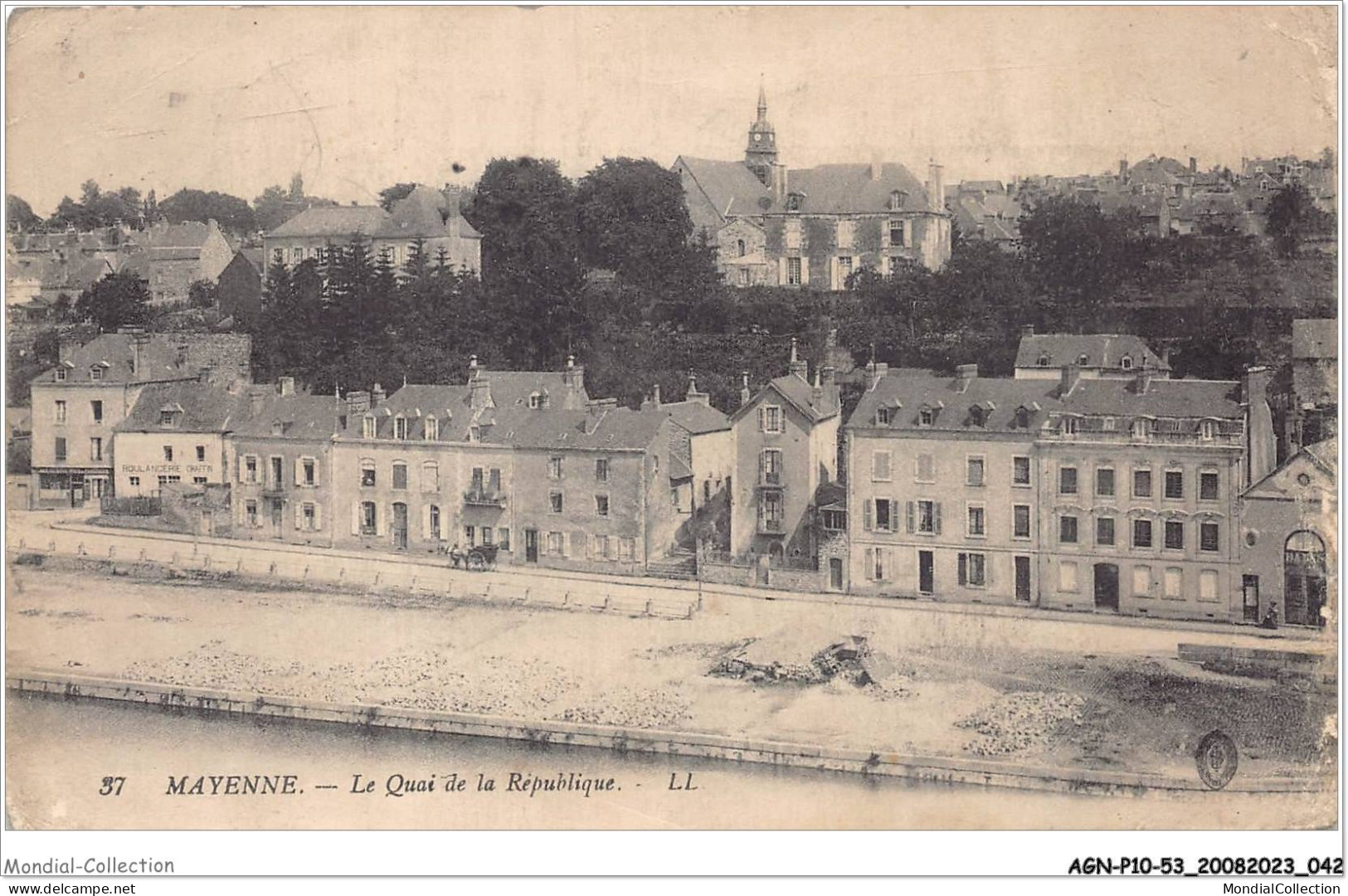 AGNP10-0802-53 - MAYENNE - Le Quai De La République - Mayenne