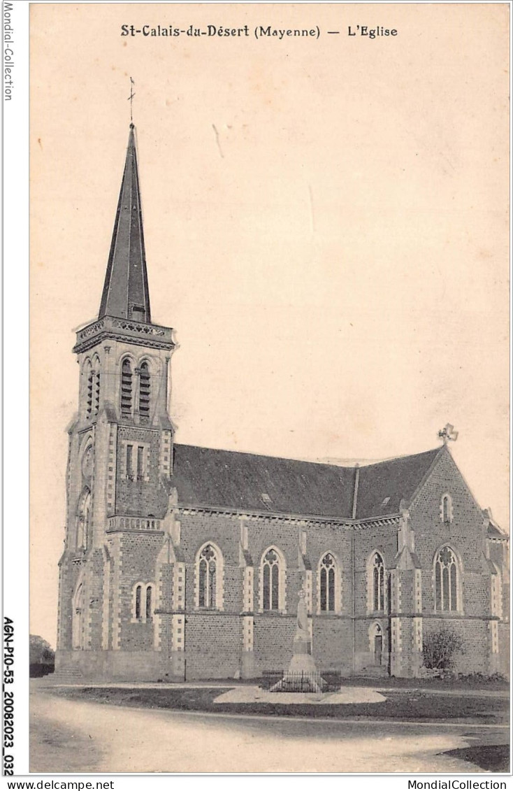 AGNP10-0797-53 - St-calais-du-désert - L'église - Mayenne