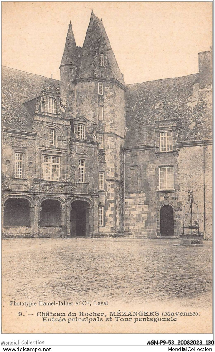 AGNP9-0778-53 - Chateau Du Rocher - Mézangers - Entrée Priincipale Et Tour Pentagonale - Autres & Non Classés