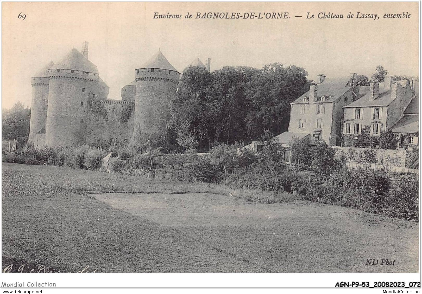 AGNP9-0748-53 - LASSAY - Environs De Bagnoles De L'orne - Le Chateau De Lassay Ensemble - Lassay Les Chateaux