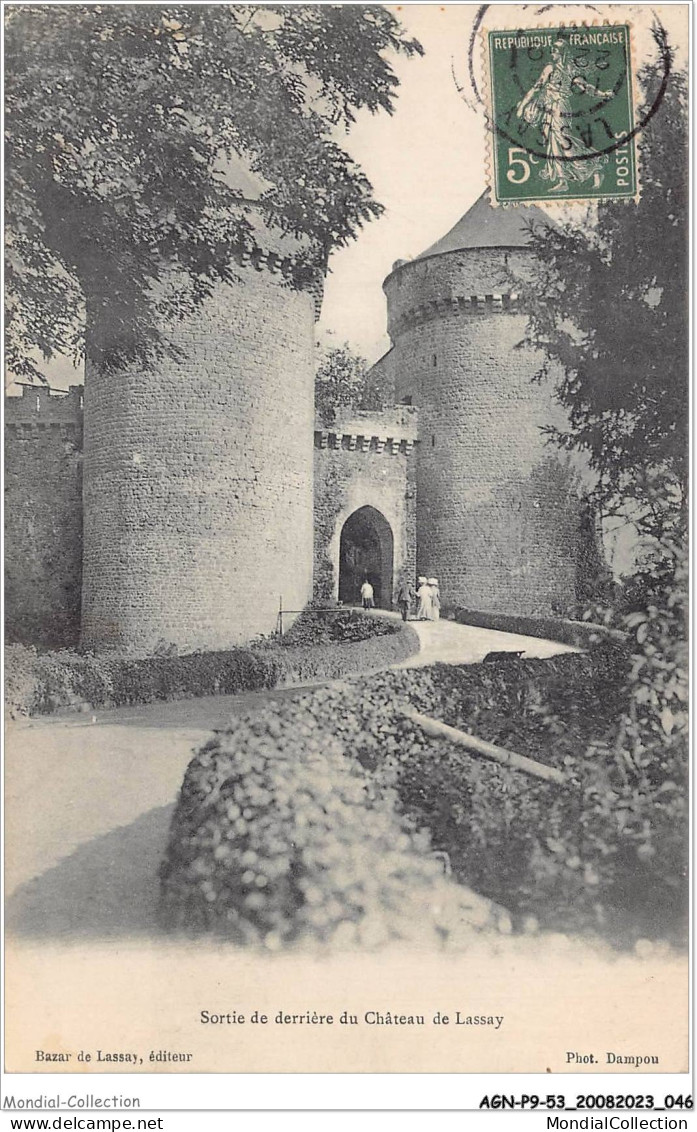 AGNP9-0735-53 - LASSAY - Sortie De Derrière Du Chateau - Lassay Les Chateaux