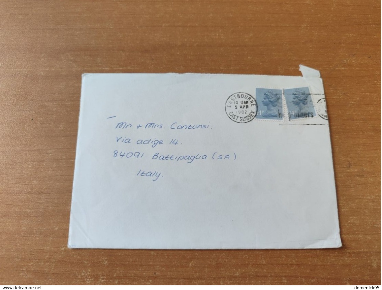 1982 - Lettera Per L'Italia - 1 - Storia Postale