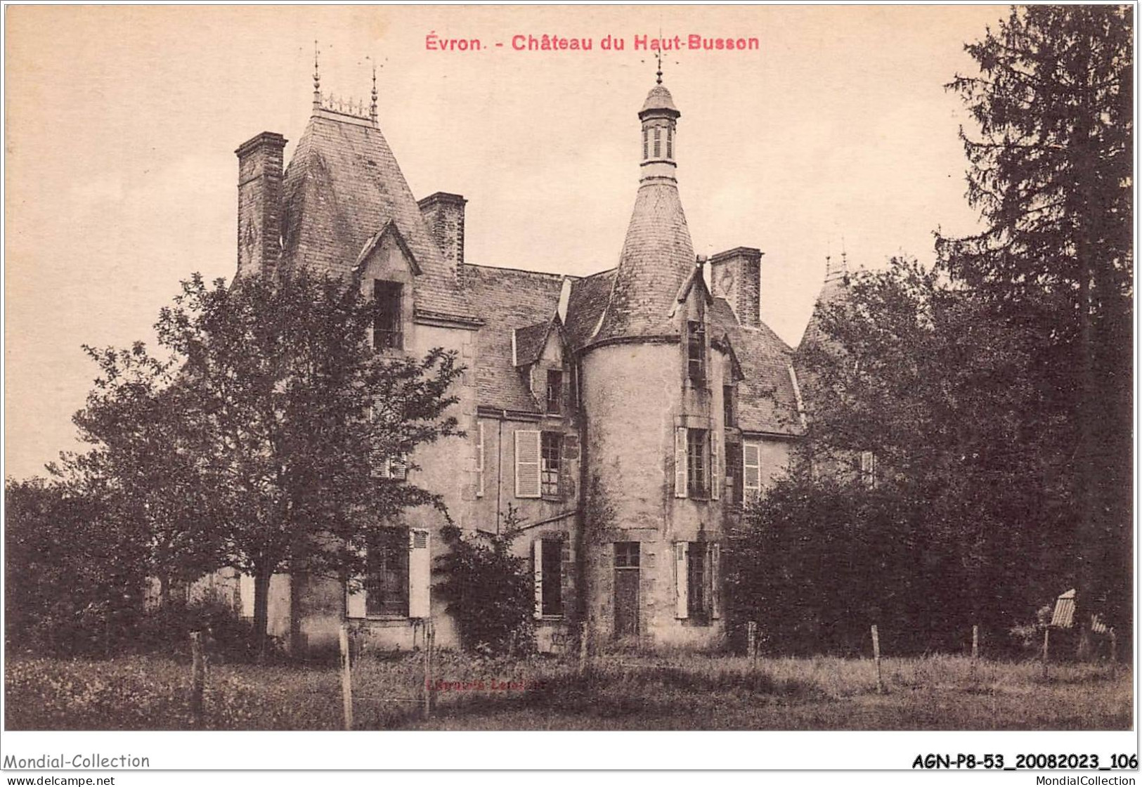 AGNP8-0696-53 - EVRON - Chateau Du Haut-busson - Evron