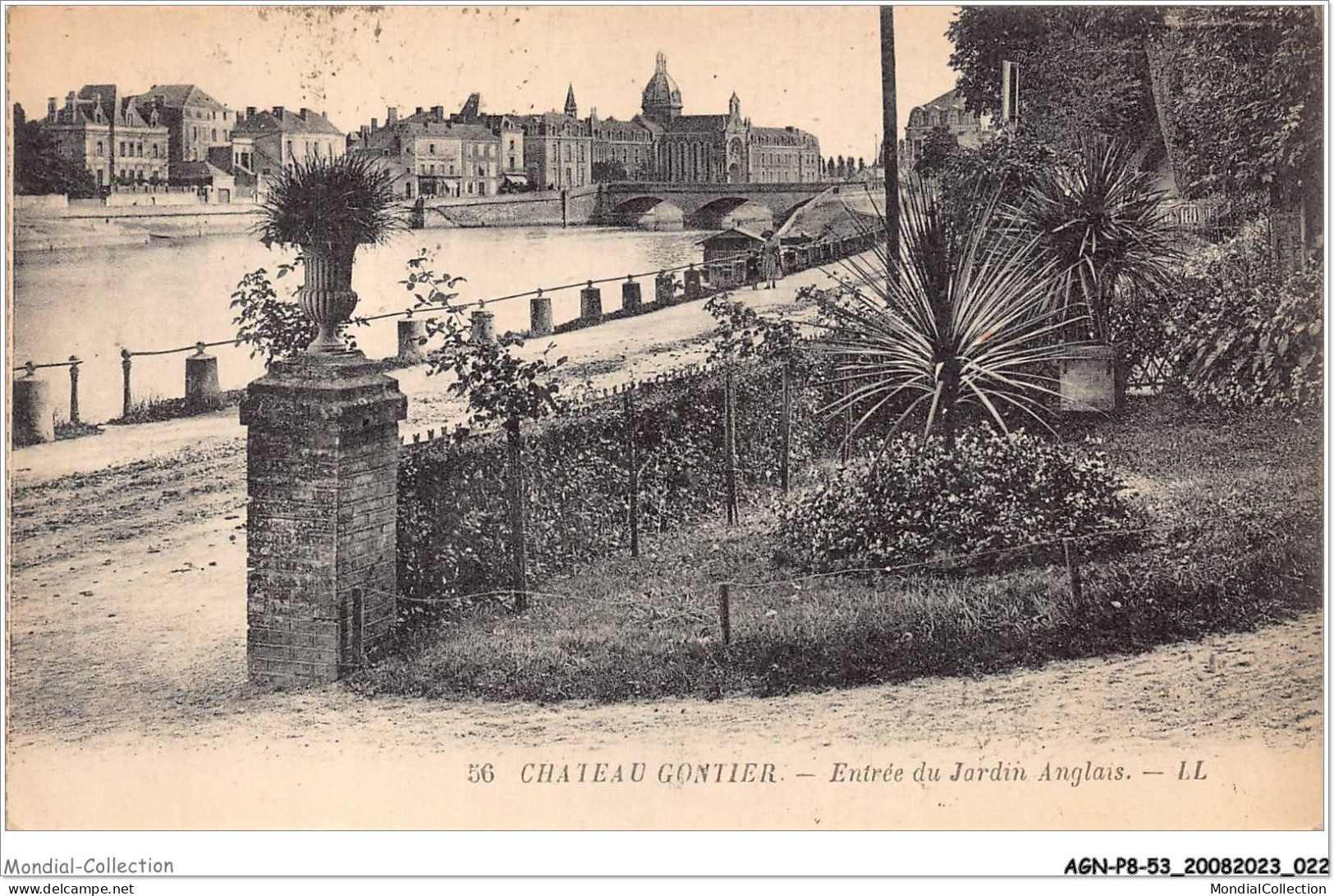 AGNP8-0654-53 - CHATEAU-GONTIER - Entrée Du Jardin Anglais - Chateau Gontier
