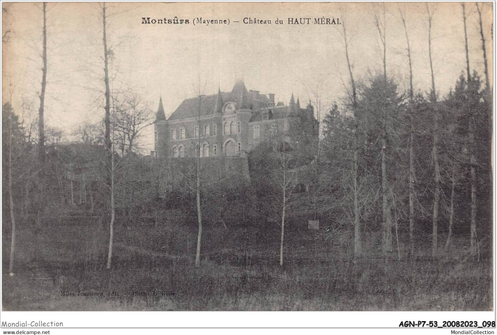 AGNP7-0603-53 - Montsurs - Chateau Du Haut-méral - Autres & Non Classés