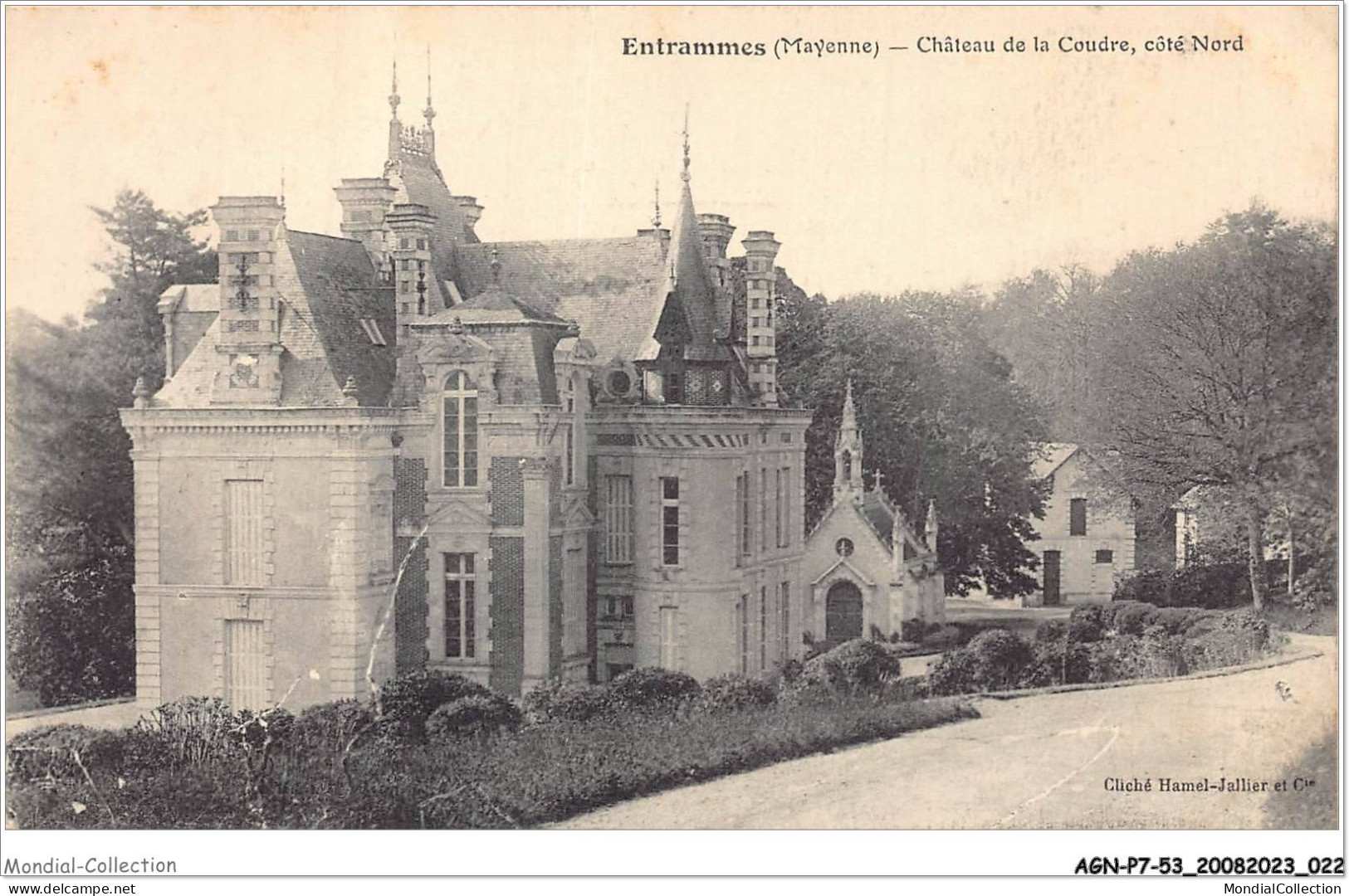 AGNP7-0565-53 - ENTRAMMES - Chateau De La Coudre - Coté Nord - Entrammes