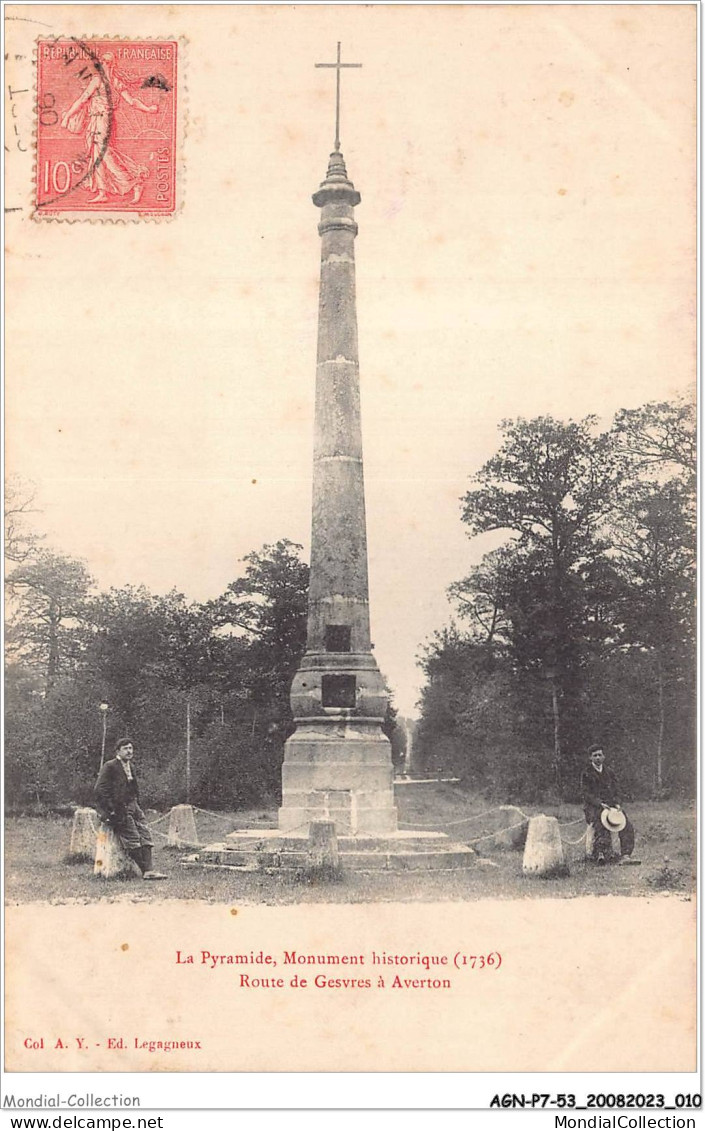 AGNP7-0559-86 - VILLAINES LA JUHEL La Pyramide - Monument Historique - Route De Gesvres A Averton - Villaines La Juhel