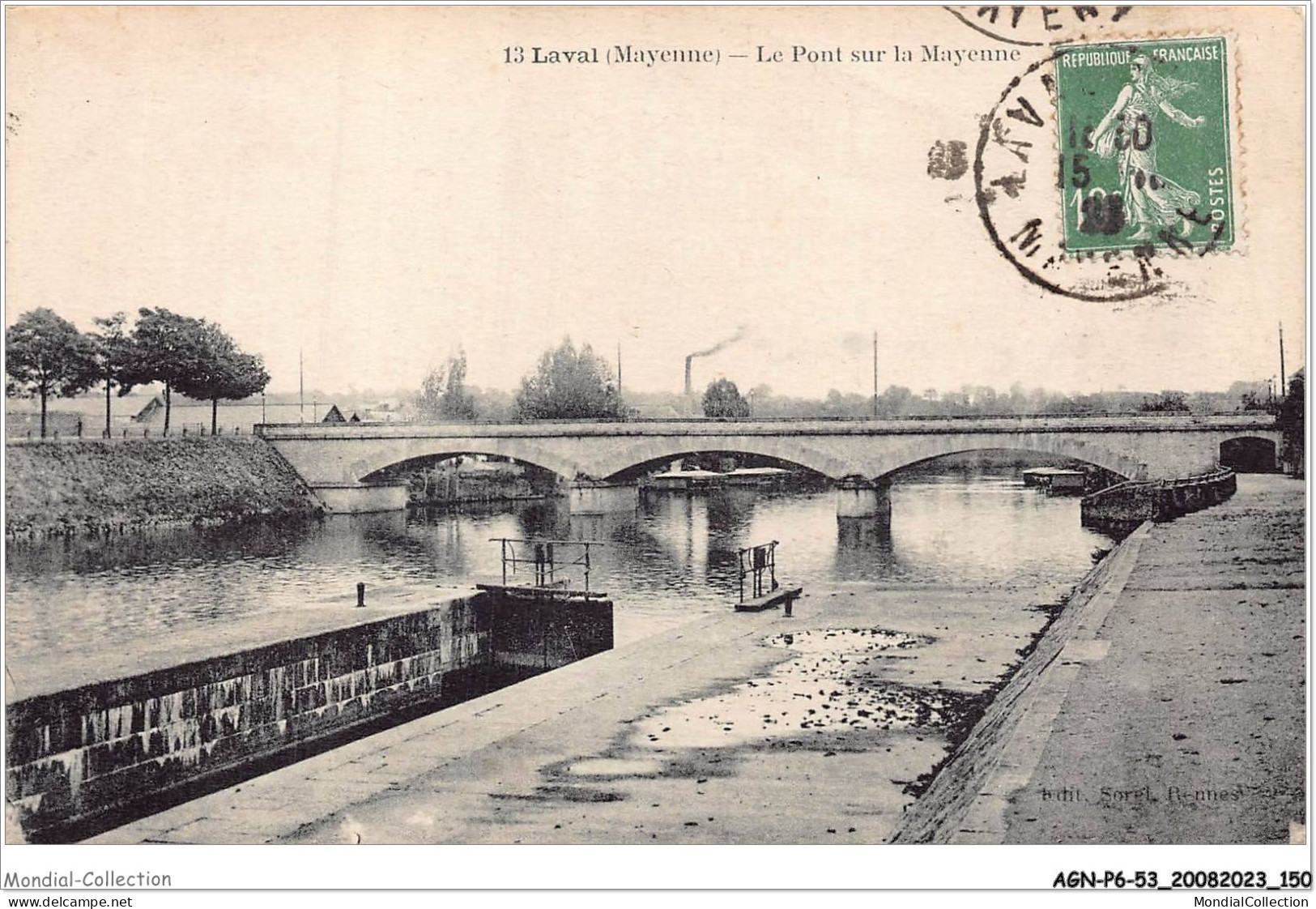 AGNP6-0538-53 - LAVAL - Le Pont Sur La Mayenne - Laval