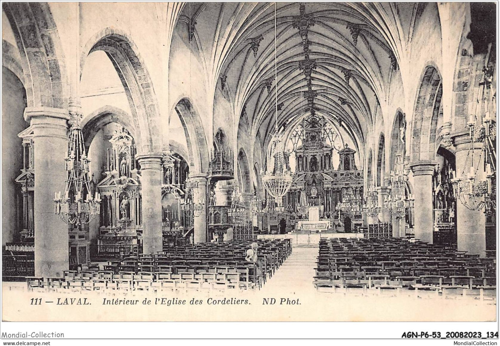 AGNP6-0530-53 - LAVAL - Intérieur De L'église Des Cordeliers - Laval