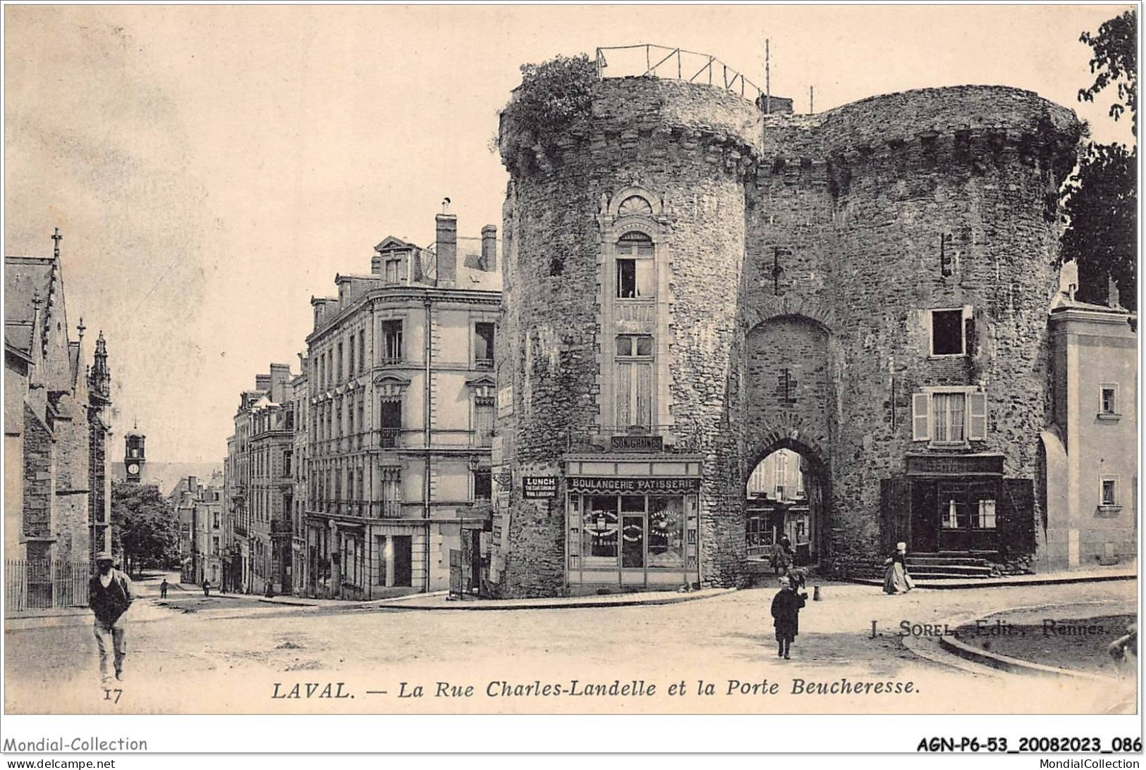 AGNP6-0506-53 - LAVAL - La Rue Charles-landelle Et La Porte Beucheresse - Laval